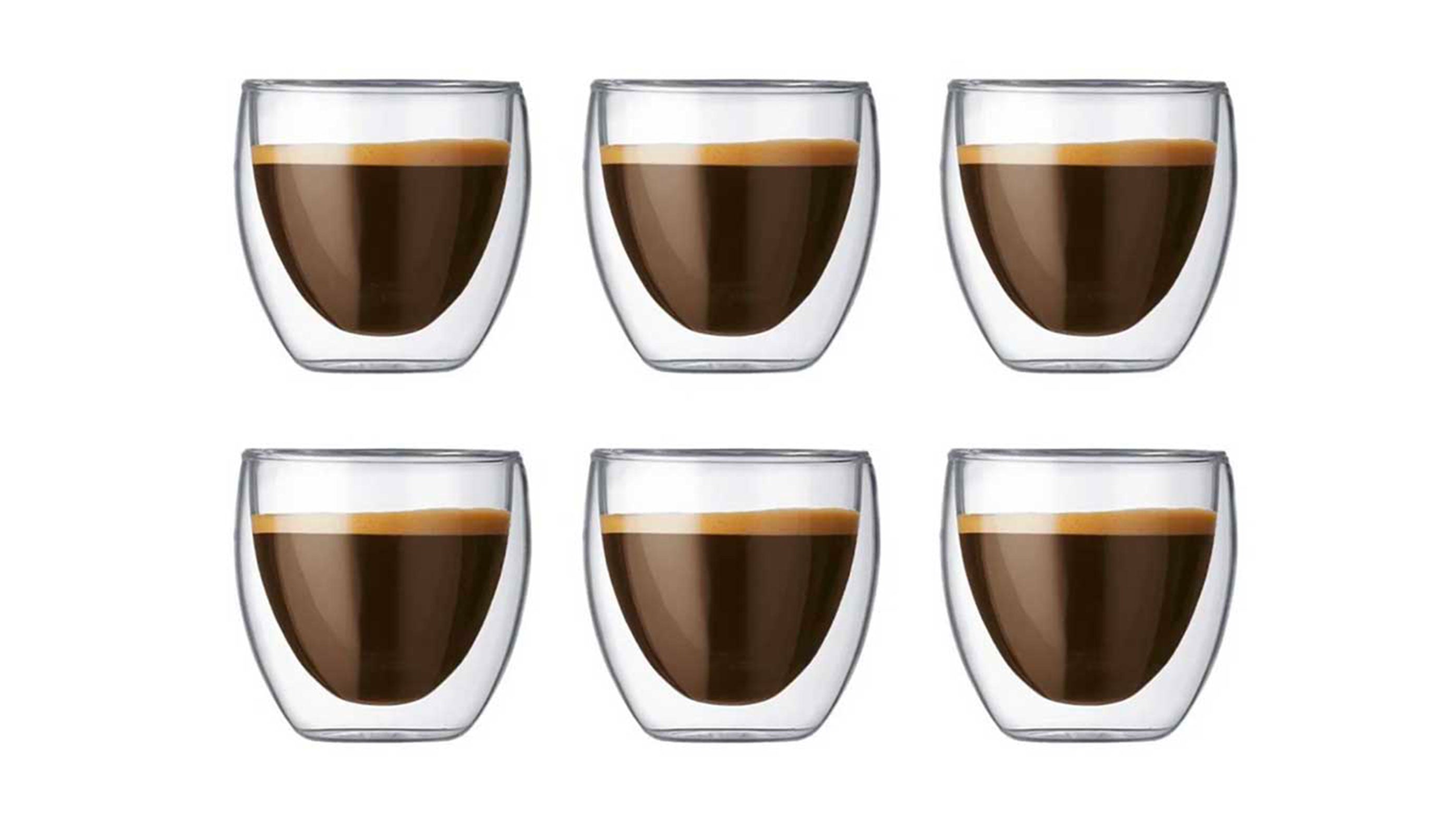 set de 6 verres double paroi