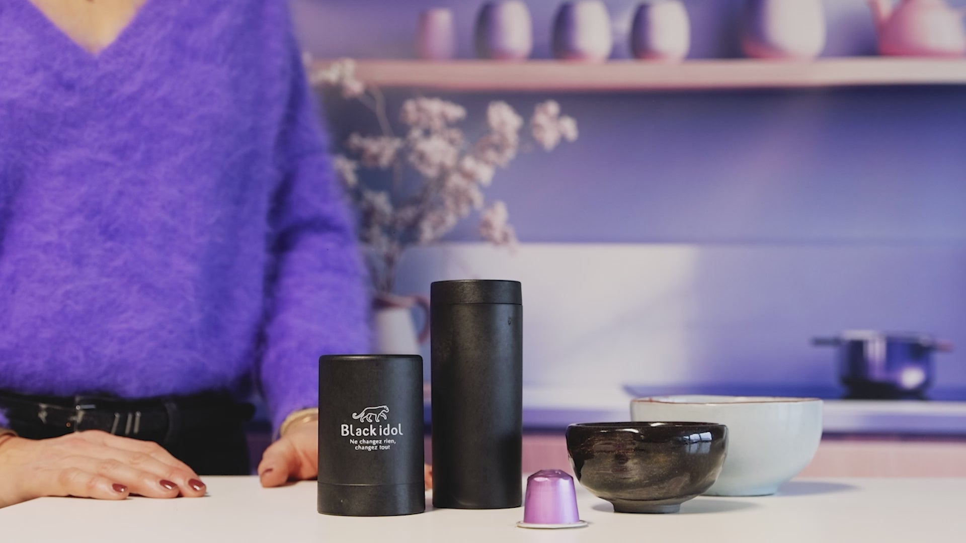utiliser le récupérateur de marc de café